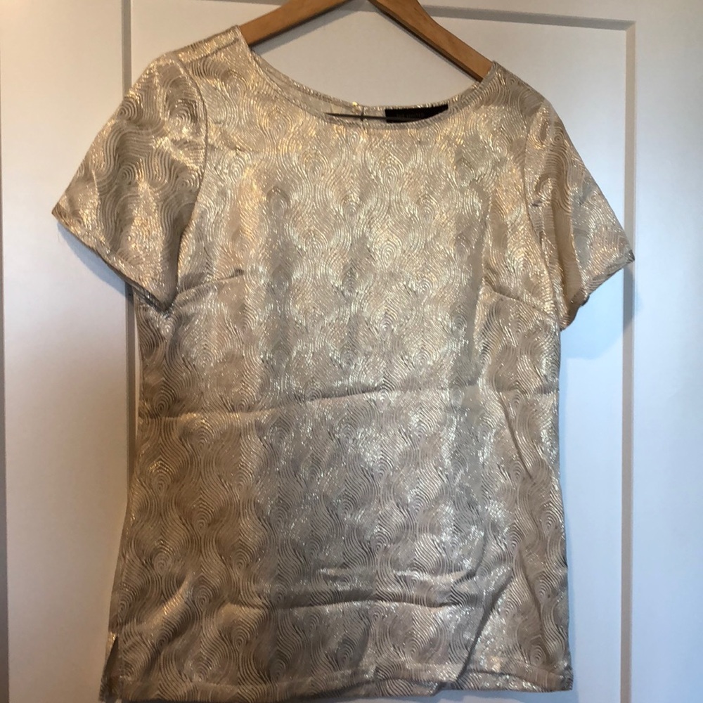 Limited cream and gold blouse